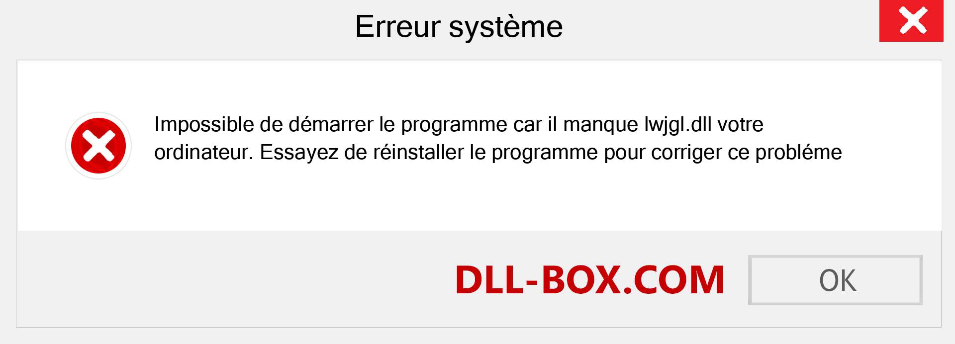 Le fichier lwjgl.dll est manquant ?. Télécharger pour Windows 7, 8, 10 - Correction de l'erreur manquante lwjgl dll sur Windows, photos, images